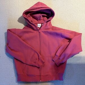 Aritzia Cozy Sweatfleece Perfect Zip Hoodie